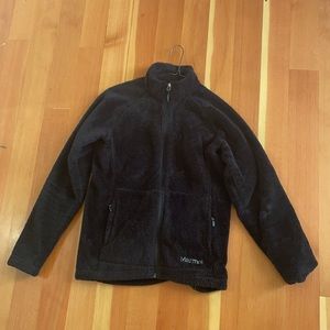 Black size small marmot fleece zip up